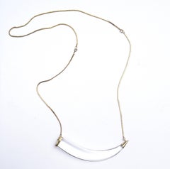 18K Crystal and Gold Filled 70s Necklace