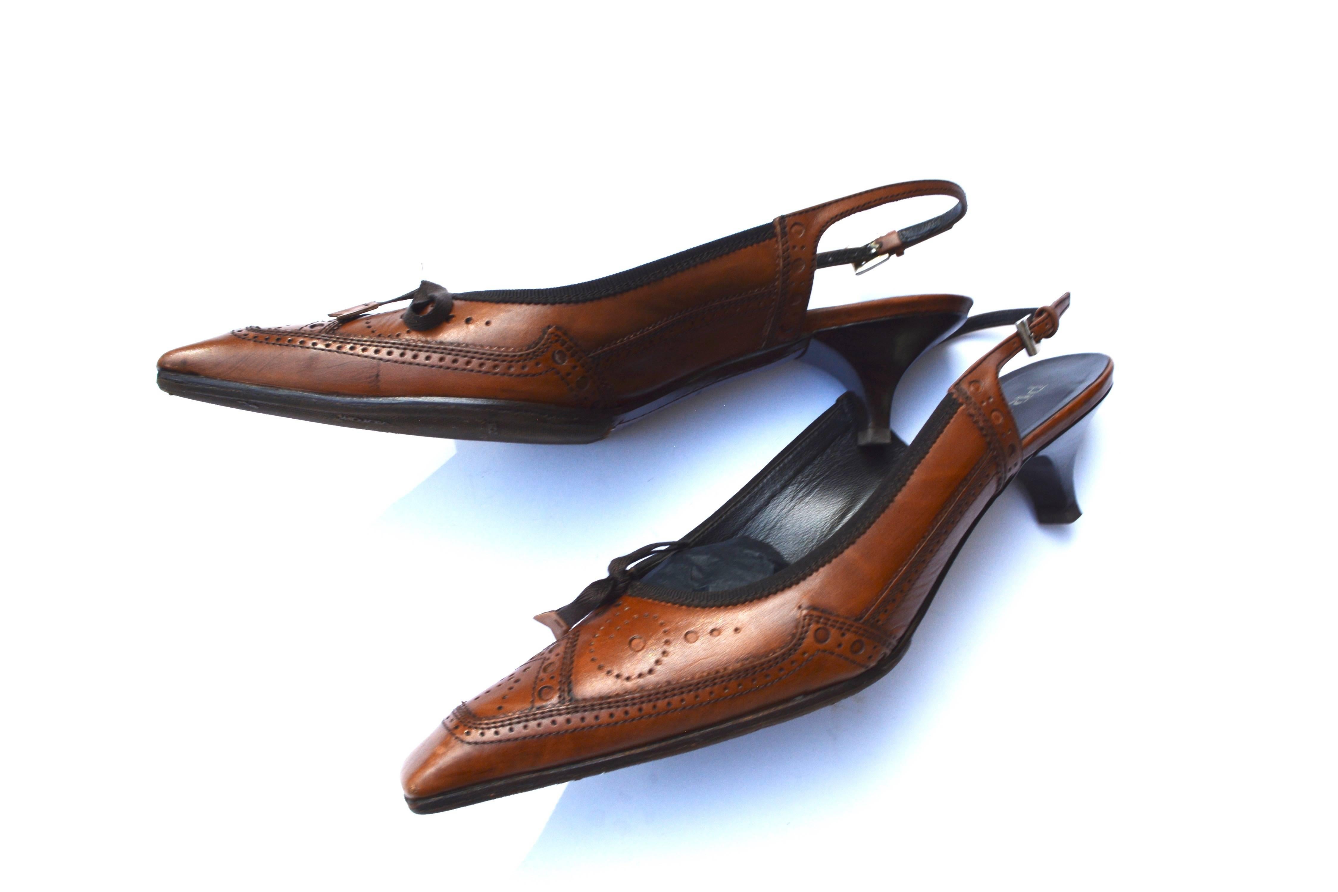 brown loafer heels