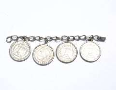 Southwestern Handmade Silver Dollar Bracelet/ Antique Coins