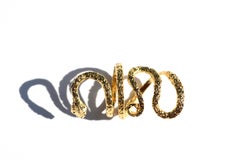 Gilt Sea Serpent Ring / Snake