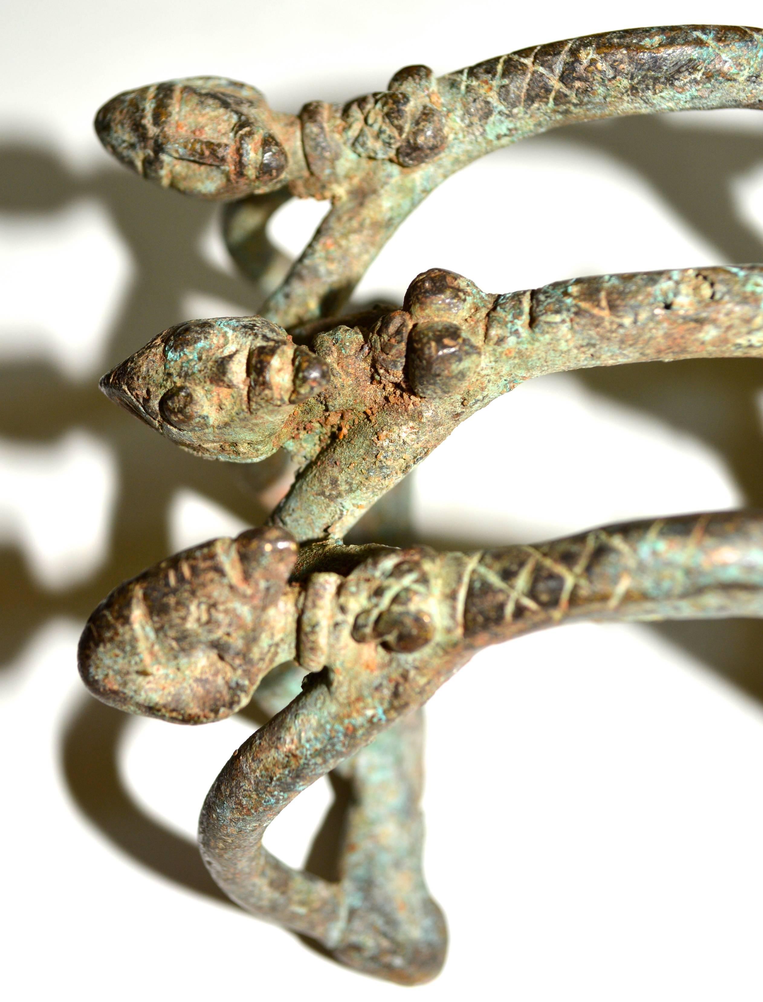 Mali Dogon Tribe Figural Cuff / 1800s 1