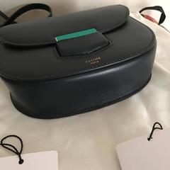 celine dark blue troutter small