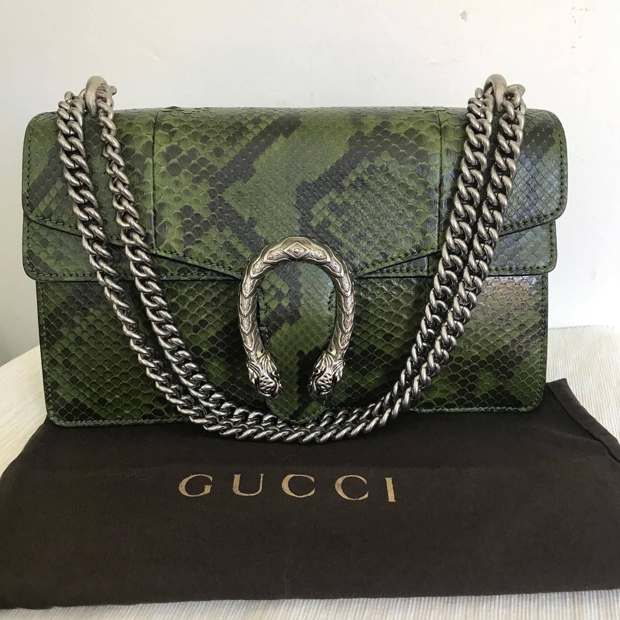 Women's gucci dionysus python For Sale