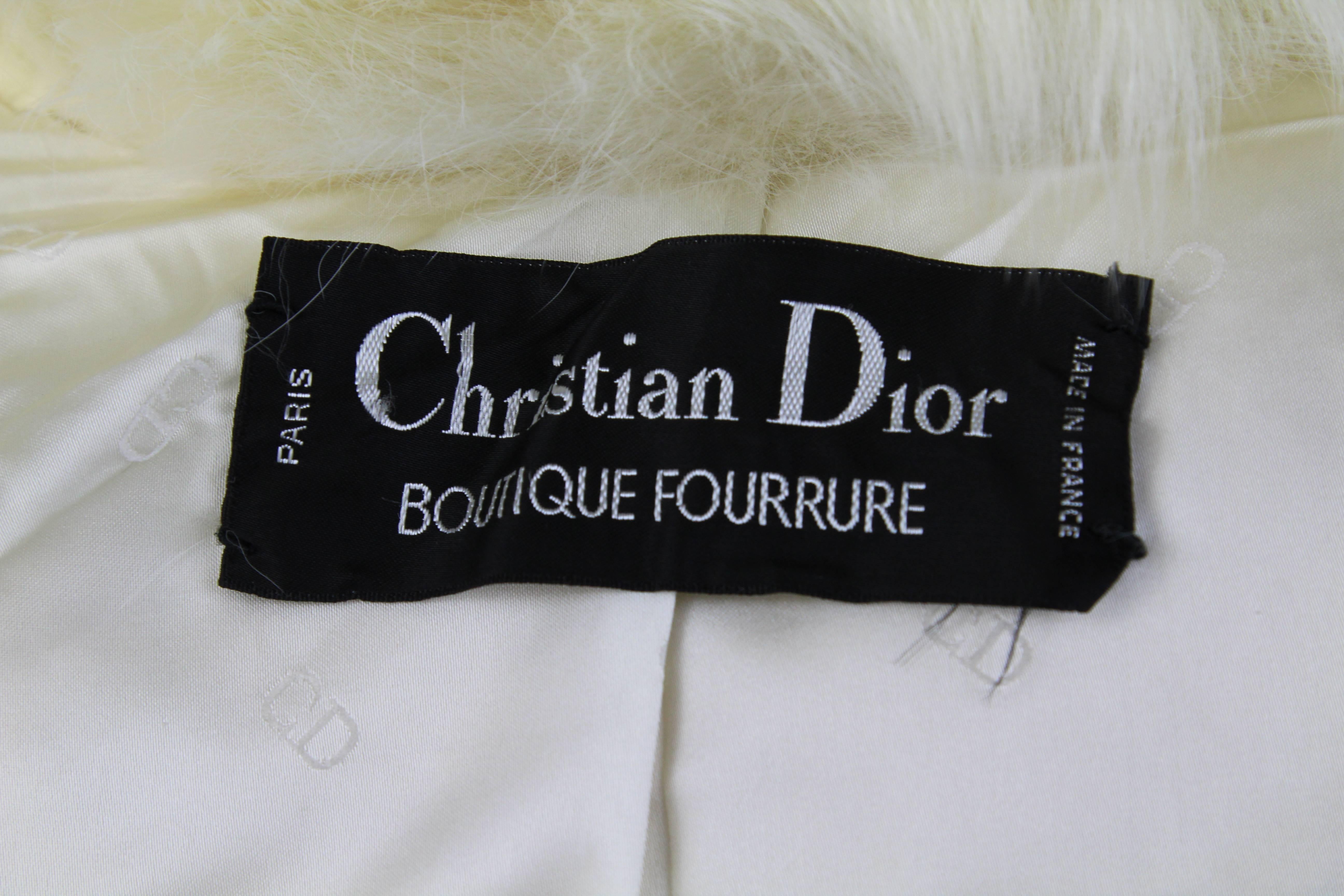 1980s Christian Dior fox fur coat 1