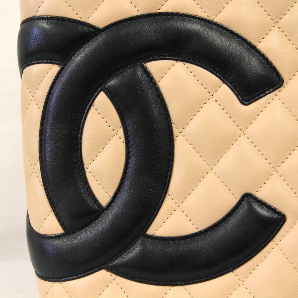 2000s Chanel Black and Pink Leather 