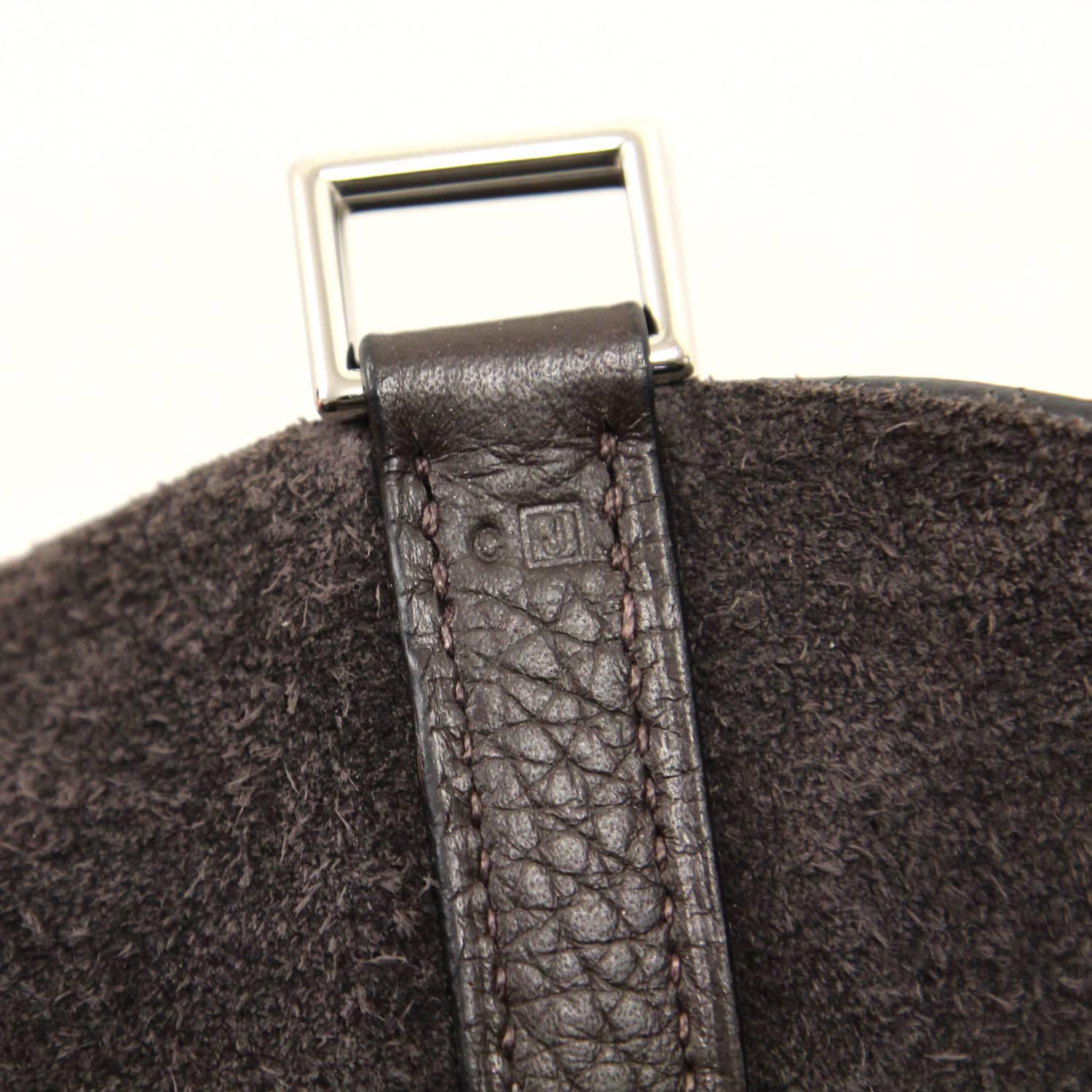 2006 Picotin Hermès Dark Brown Leather Bag 1