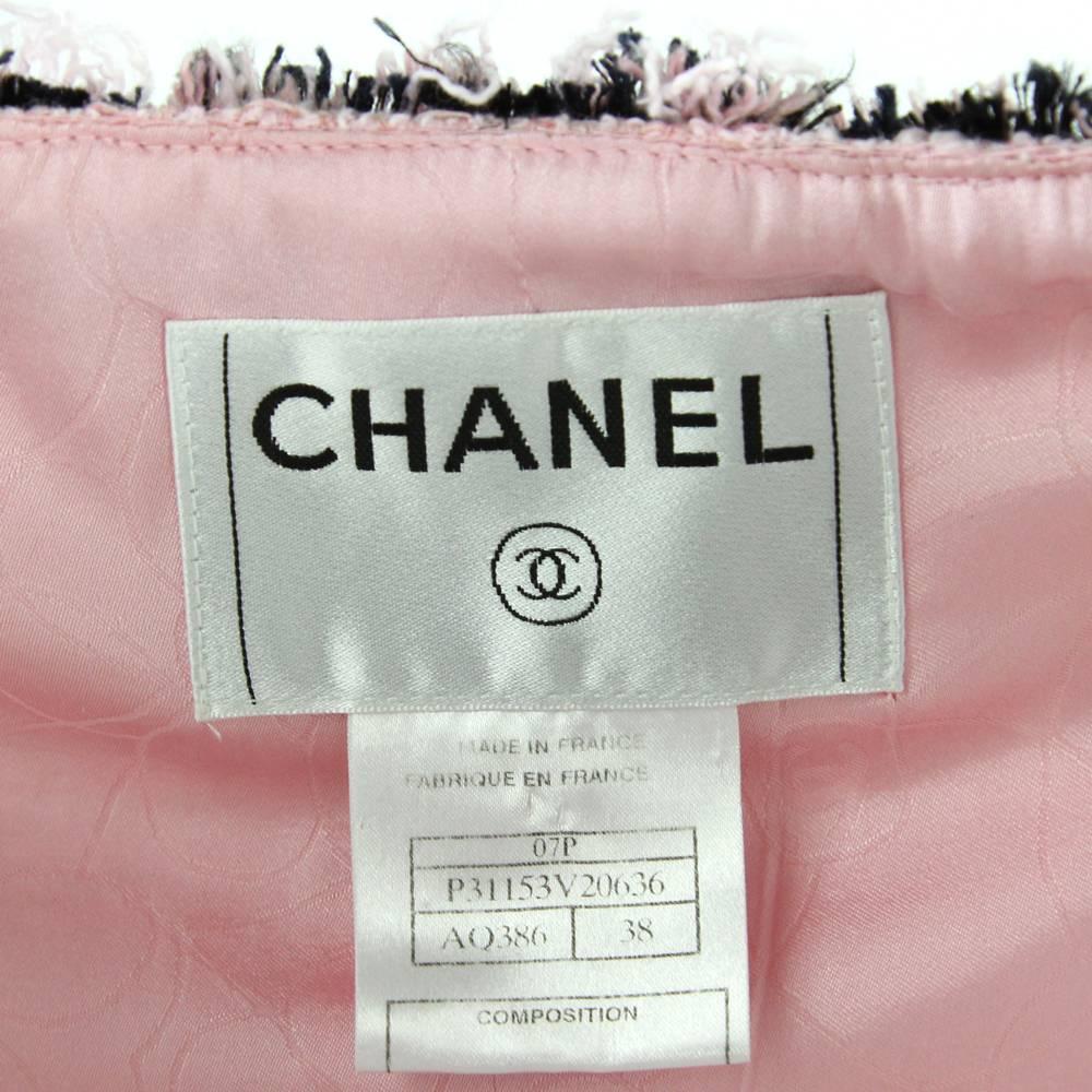 Chanel Pink Cotton Blend Jacket, 2000s In Excellent Condition In Lugo (RA), IT