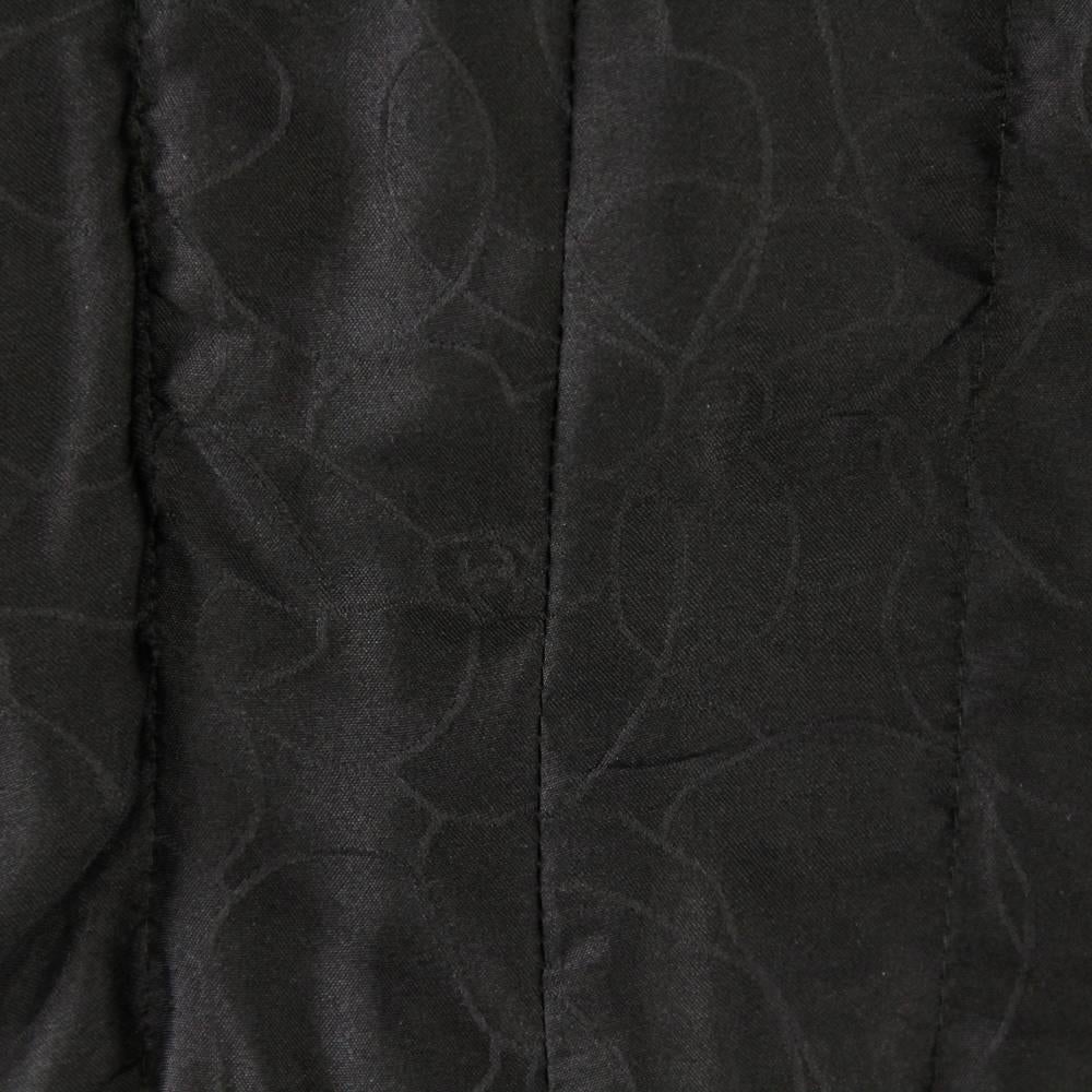 2002 Chanel Black Cotton Blend Jacket 1