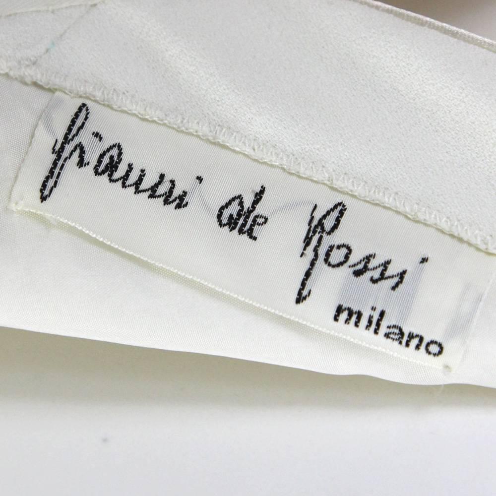 1960s Made in Italy Gianni de Rossi Wedding Dress In Excellent Condition In Lugo (RA), IT