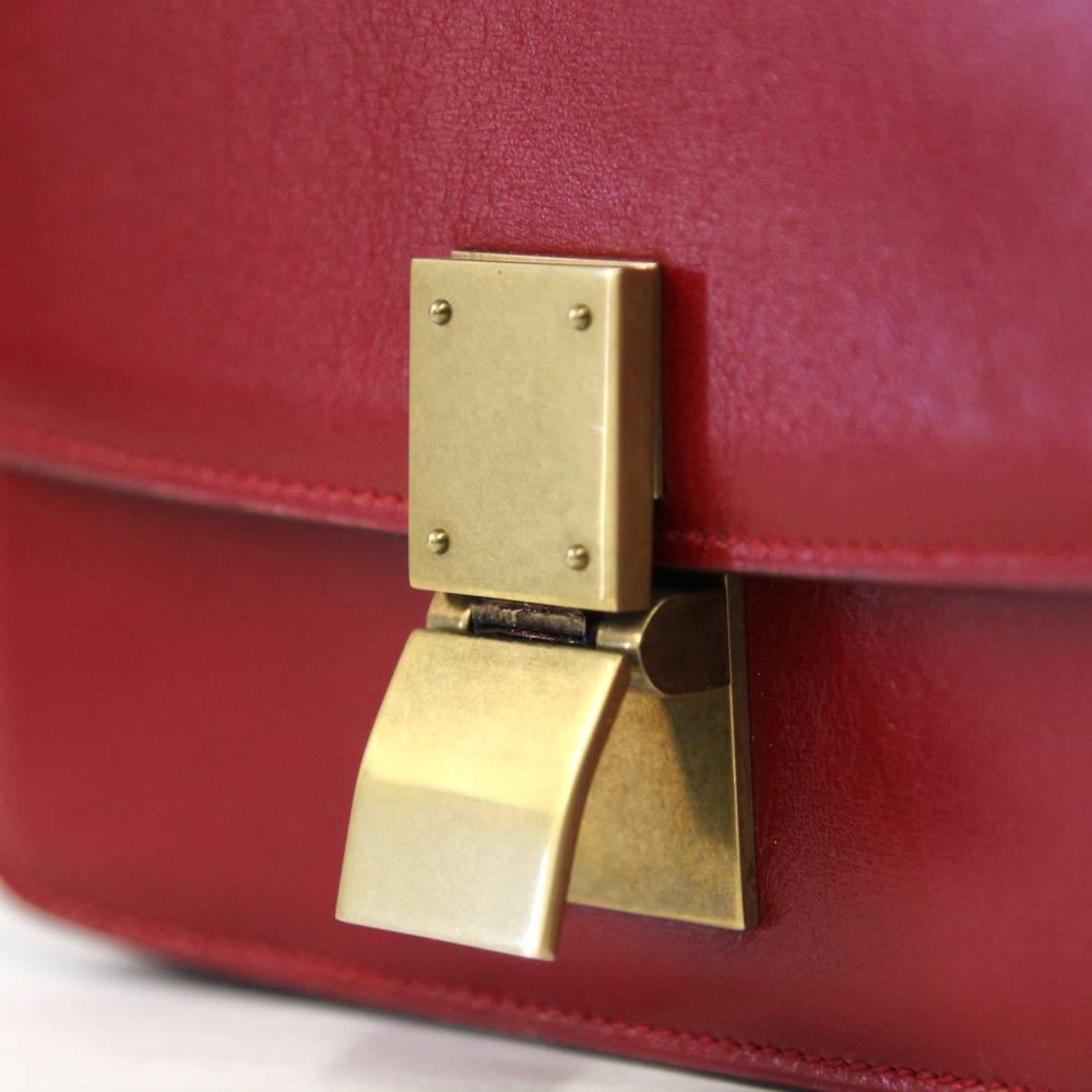 Women's 2000s Céline Red Leather 