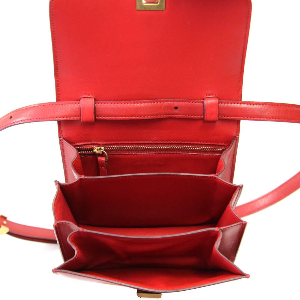 2000s Céline Red Leather 
