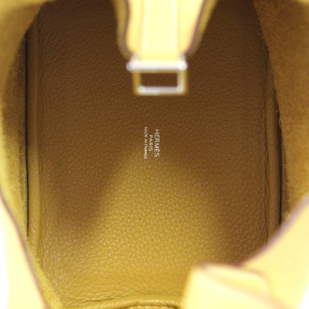 2007 Hermès Yellow Leather Picotin Bag 1