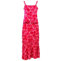 2001s Chanel Pink Viscose Suit 3