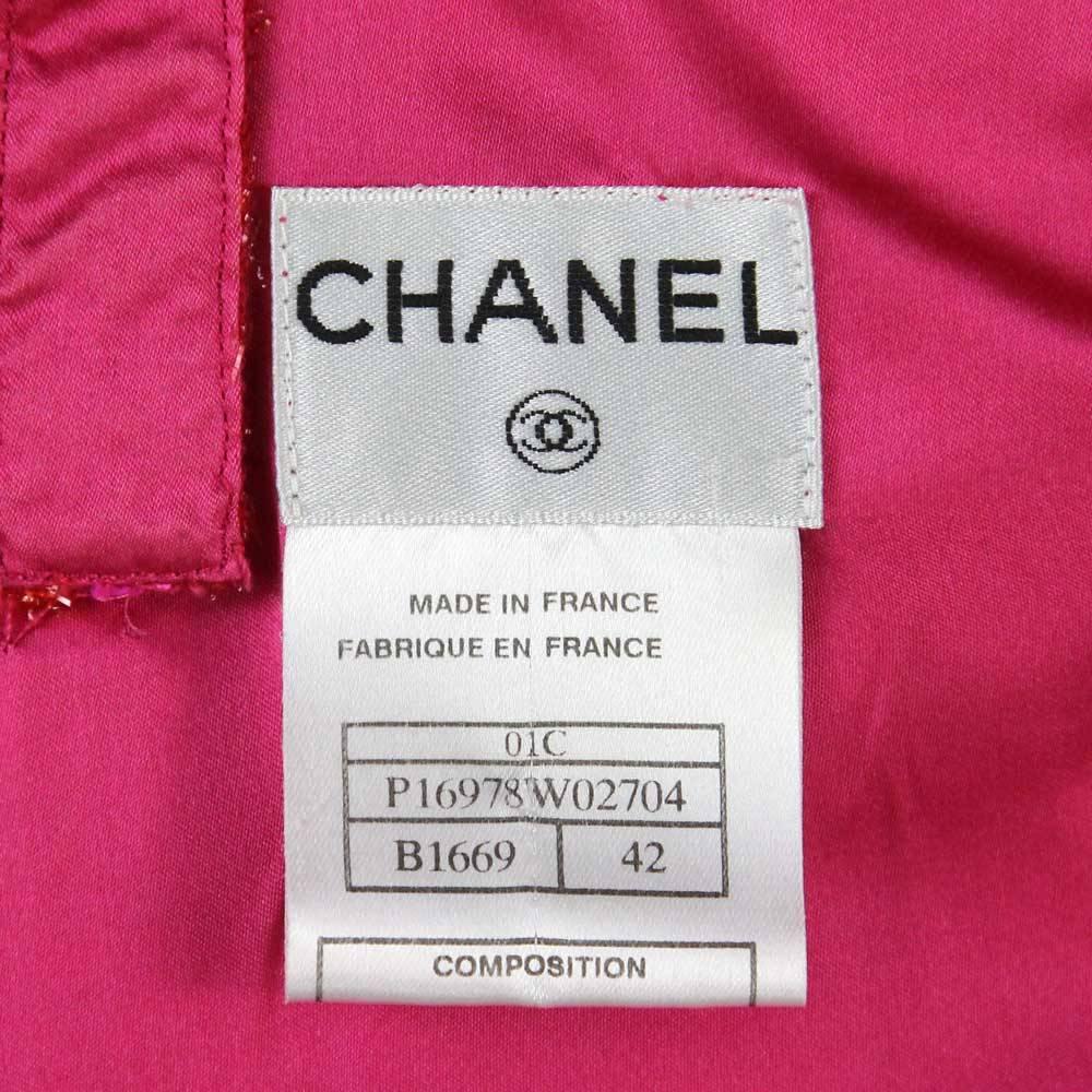 2001s Chanel Pink Viscose Suit 4
