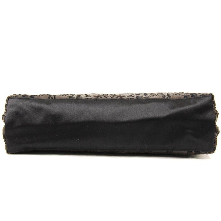 2000s Bottega Embroidered Satin Purse For Sale at 1stdibs