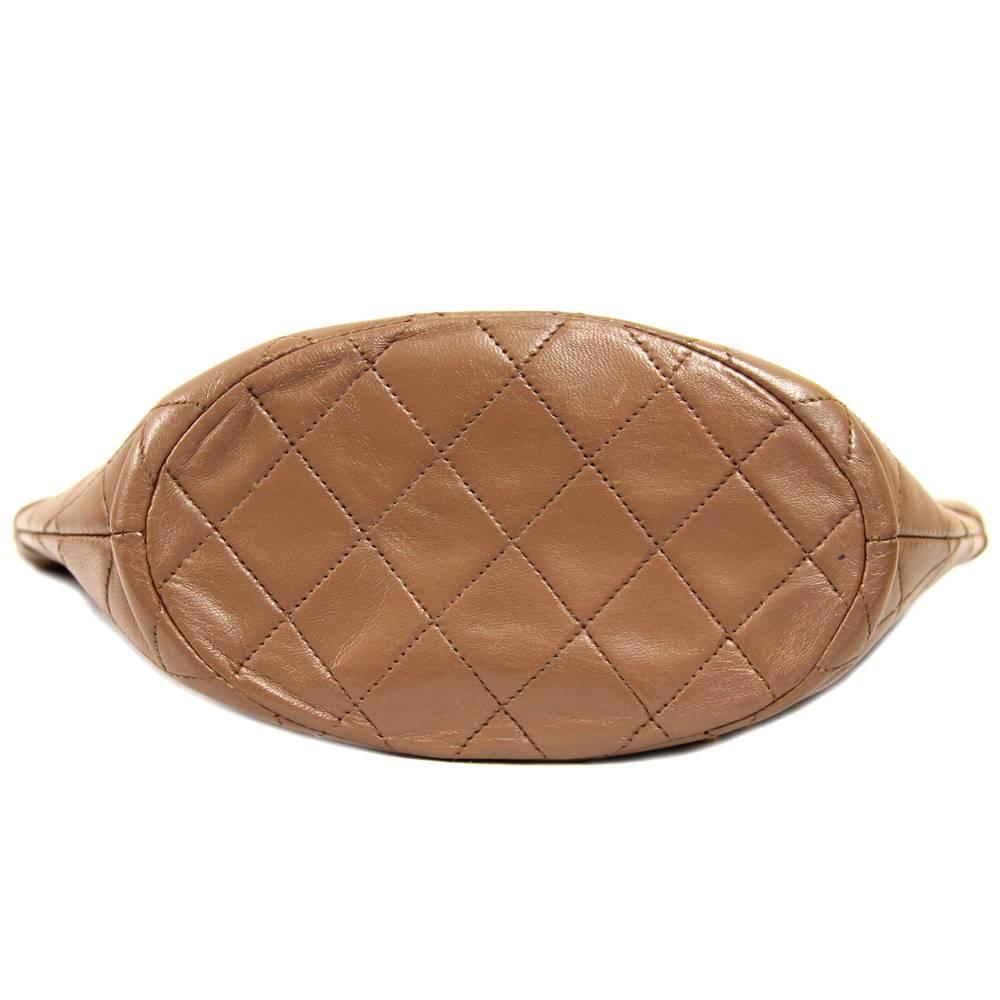 1990s Chanel Caramel Leather Purse In Good Condition In Lugo (RA), IT