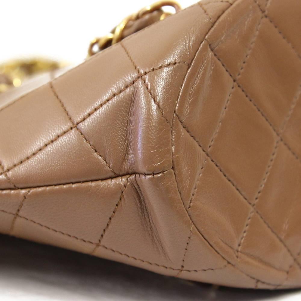 1990s Chanel Caramel Leather Purse 2