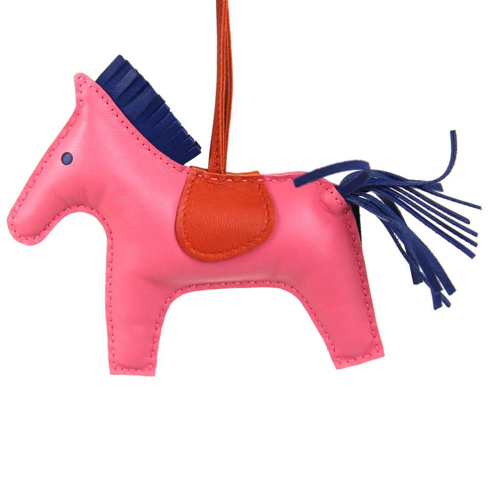 Orange 2010s Hermès Pink Horse-Shaped Charm