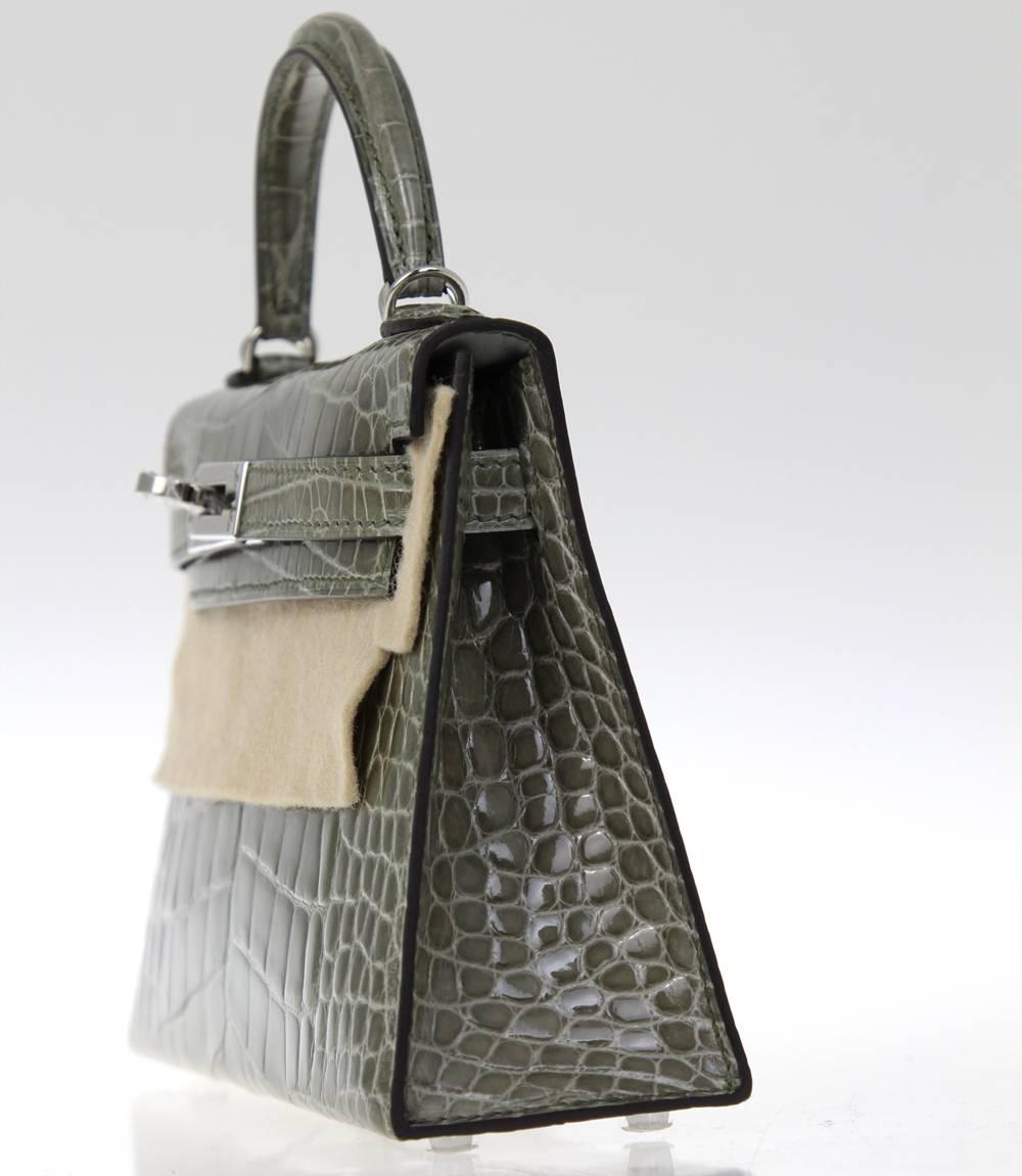 hermes mini kelly crocodile