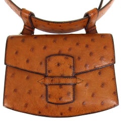 2010s Hermès Ostrich Leather Belt Bag