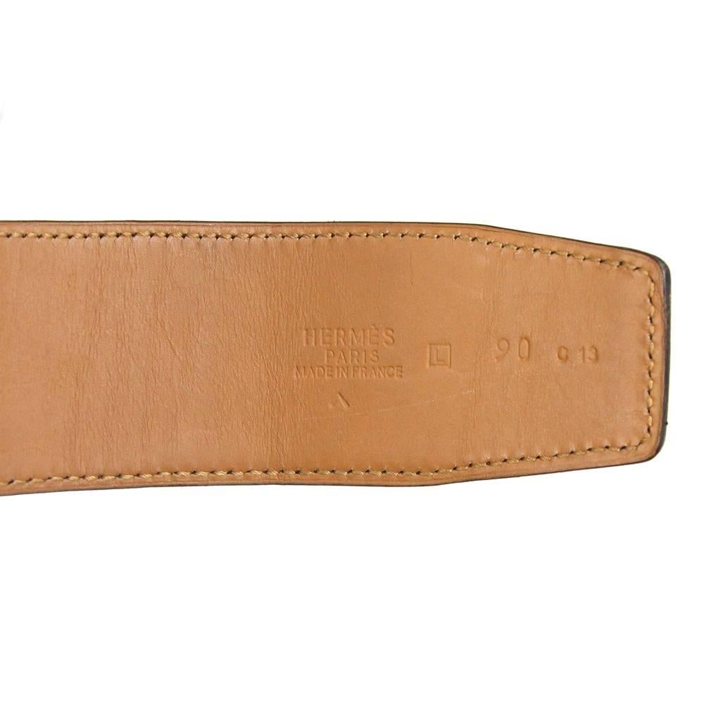 2010s Hermès Crocodile Leather Belt 3