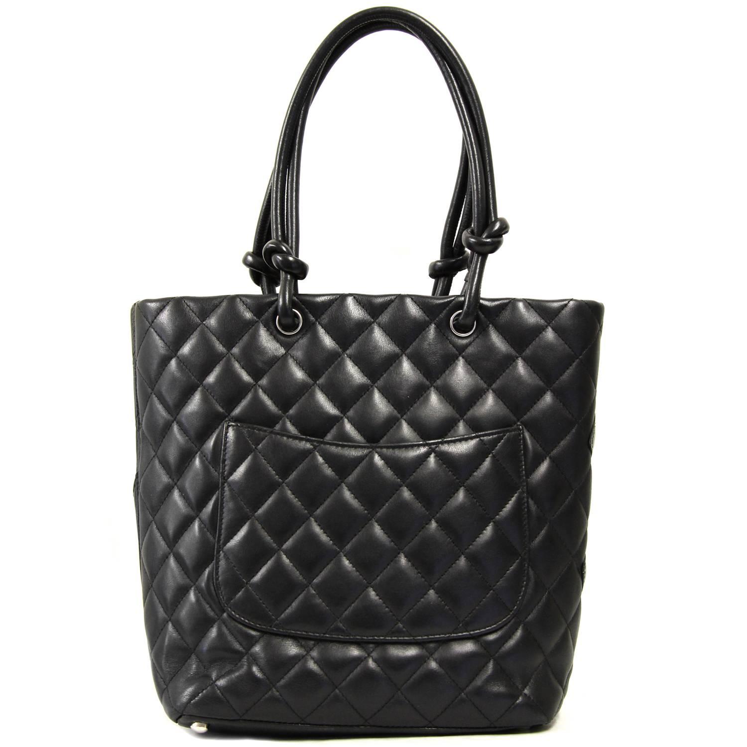 Women's 2000s Chanel Black Leather Rue Cambon Bag