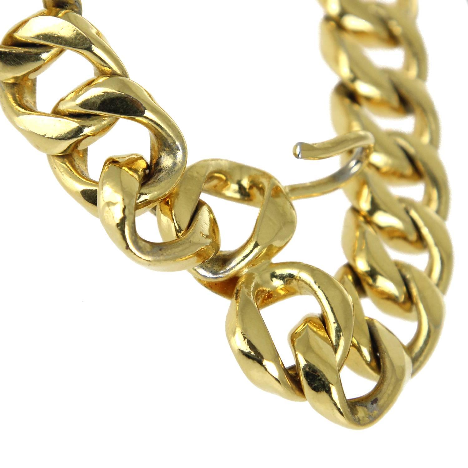 2000s Chanel Golden Metal Belt 2