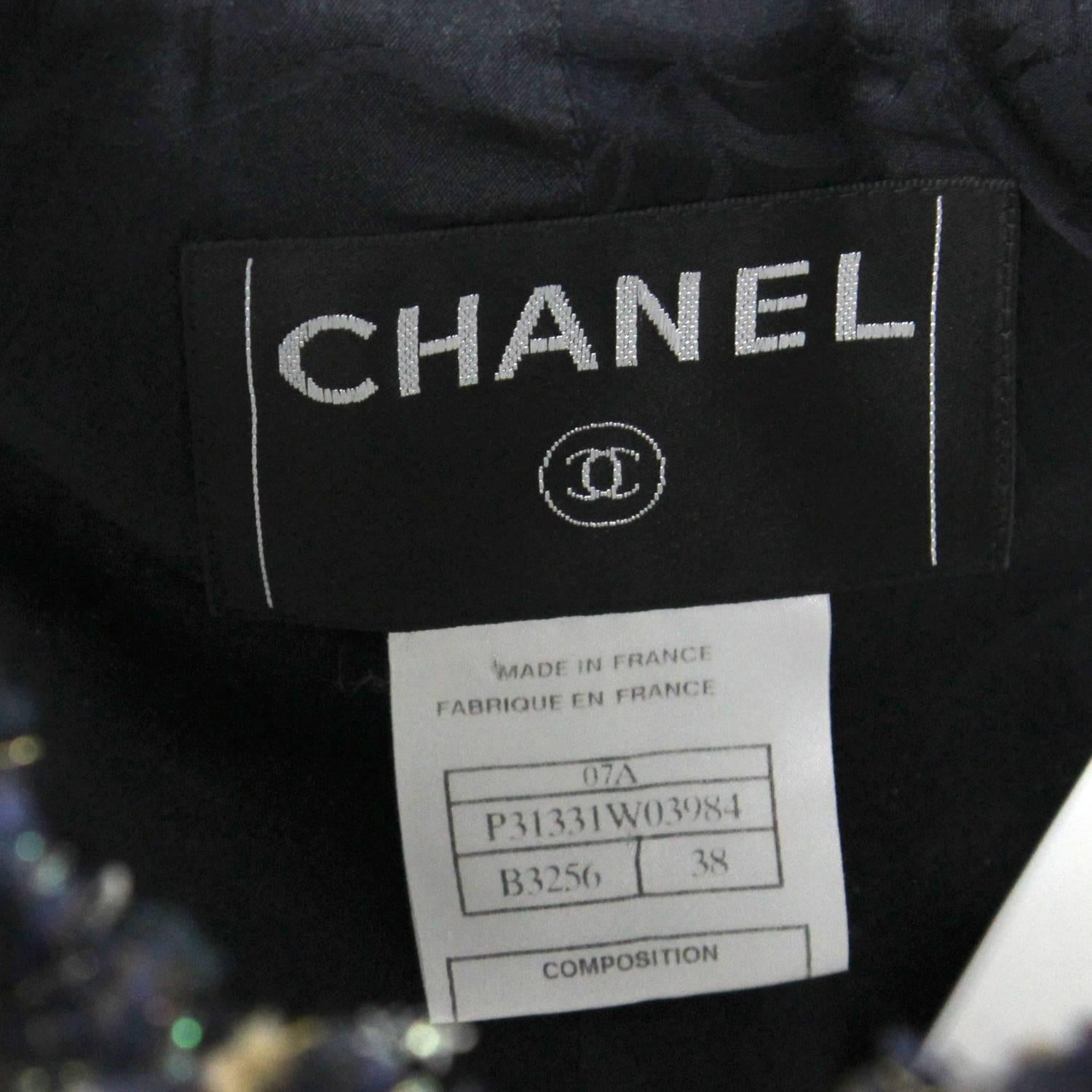 2000s Chanel Multicolor Wool Jacket 1