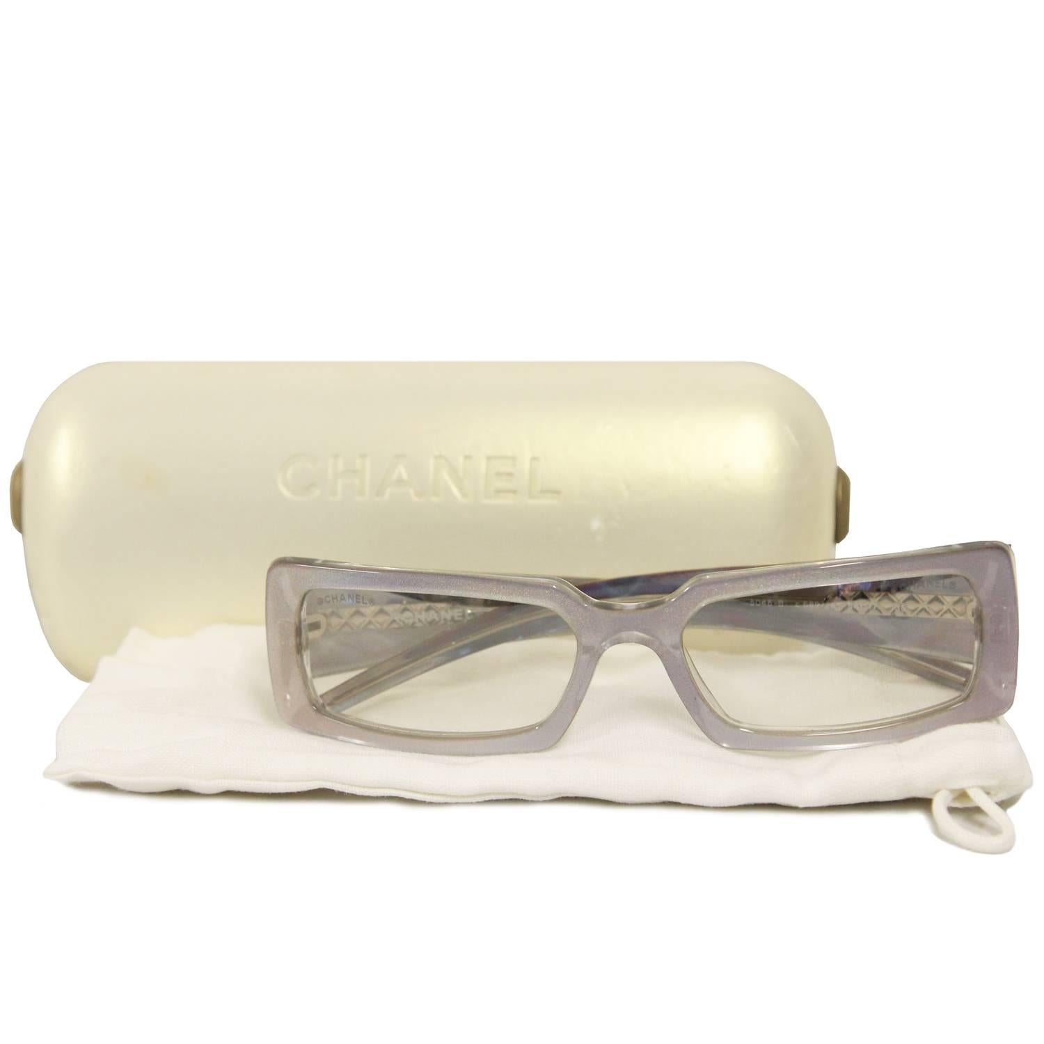 Women's 2000s Chanel Iridescent Acetate Glasses