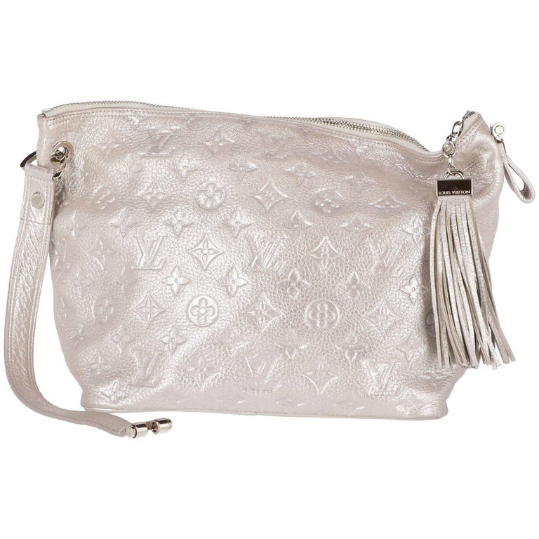 2000s Louis Vuitton Vintage Monogram Silver Bag at 1stdibs