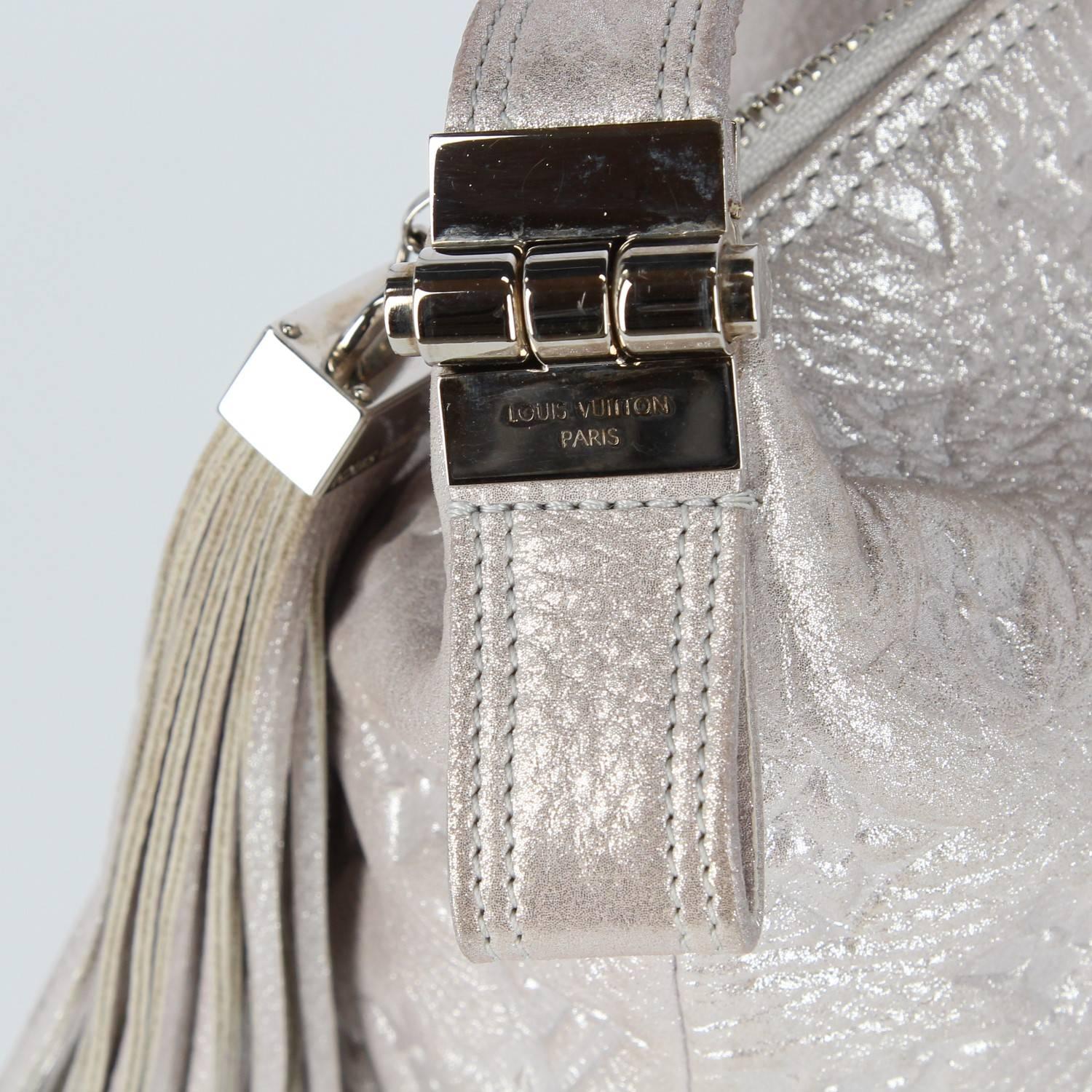 2000s Louis Vuitton Vintage Monogram Silver Bag 2