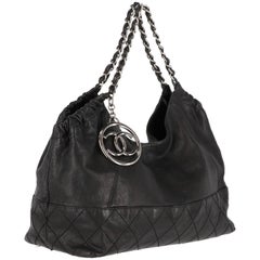 2000s Chanel Vintage Coco Cabas Tote Bag