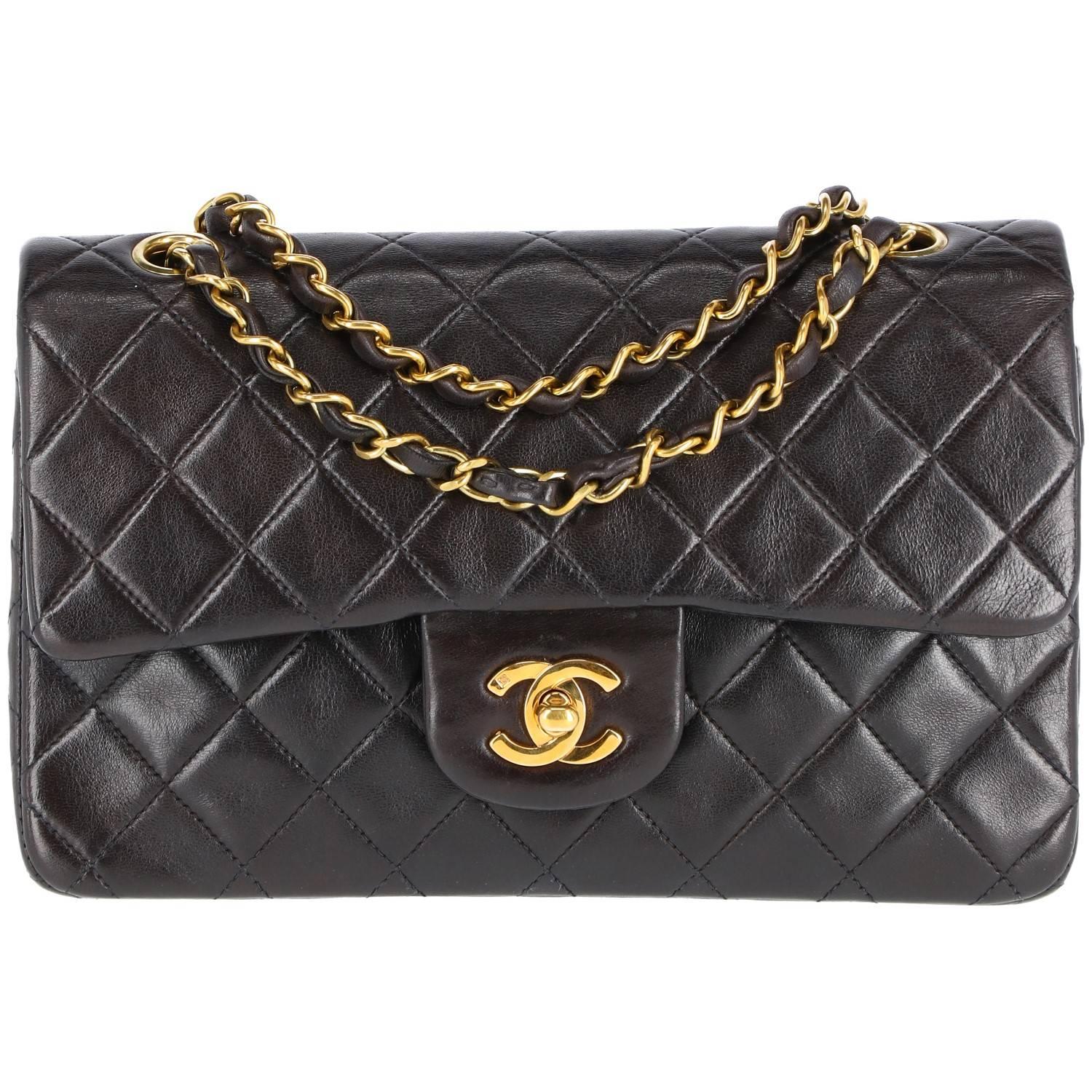 1990s Chanel Vintage Classic 23 cm Bag