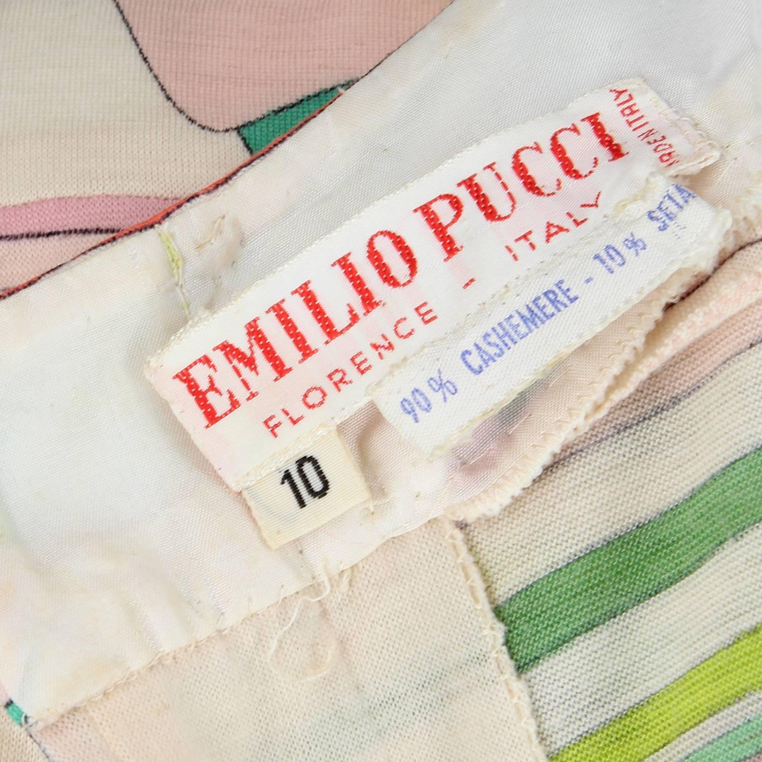 1960s Emilio Pucci Vintage Pastel Dress 1