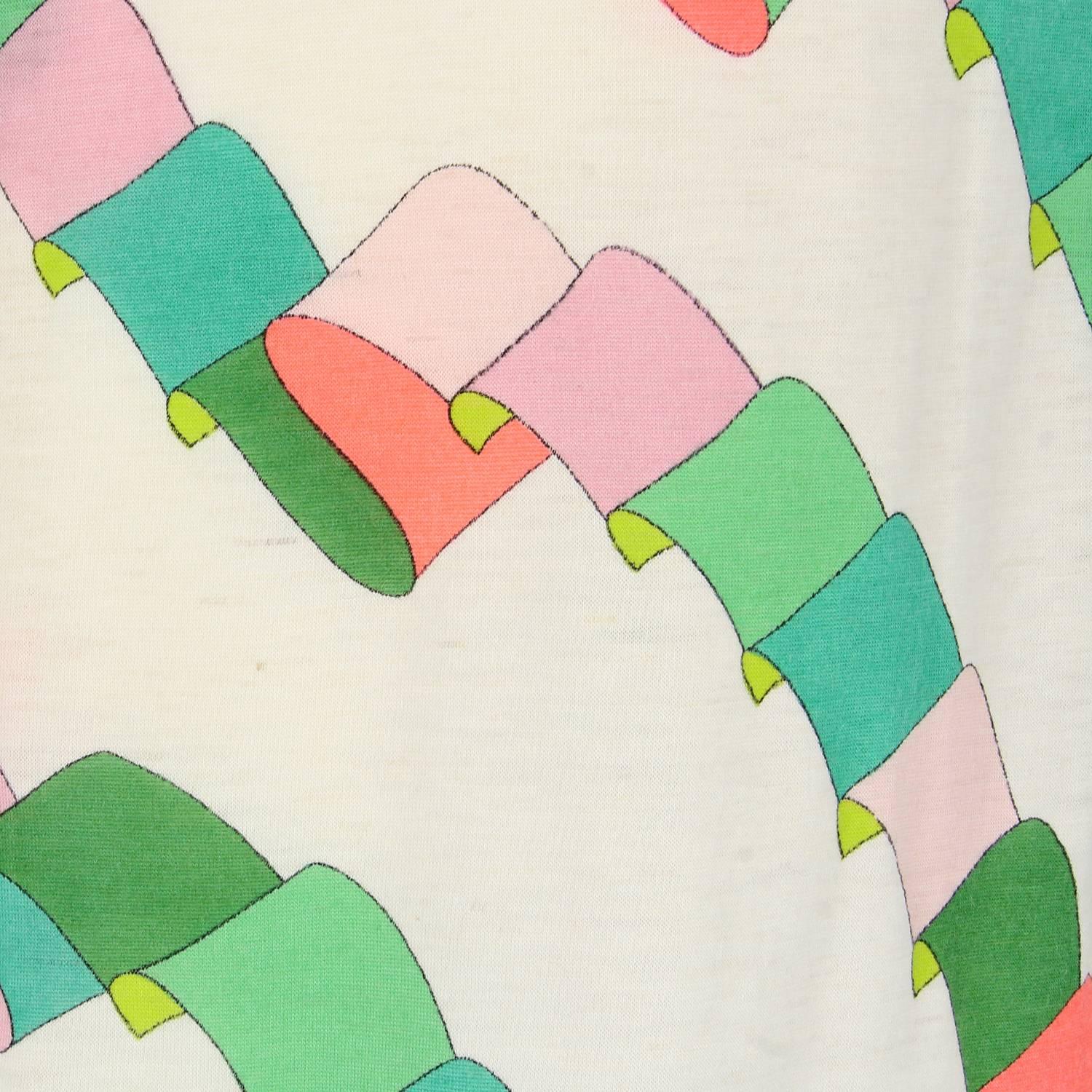 1960s Emilio Pucci Vintage Pastel Dress 3