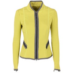 2000s Moschino Acid Green Vintage Jacket