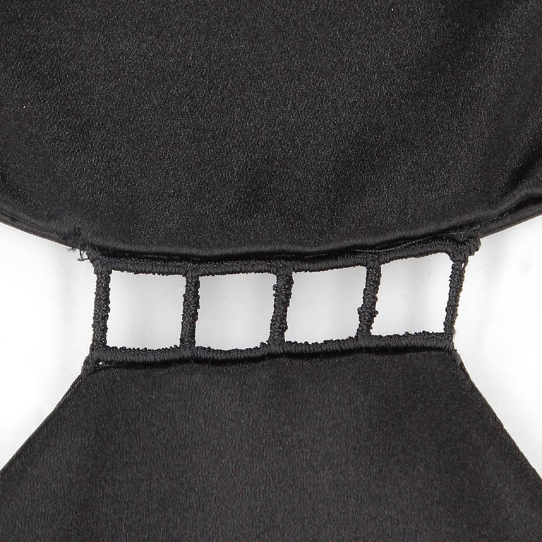 Givenchy Black Silk Vintage Midi Dress, 2000s at 1stDibs