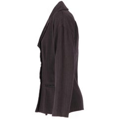 1990s Dolce e Gabbana Grey Wool Vintage Jacket