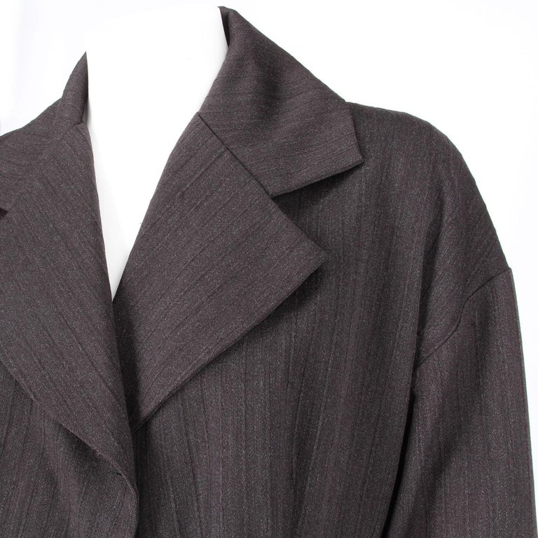 1990s Dolce e Gabbana Grey Wool Vintage Jacket at 1stDibs