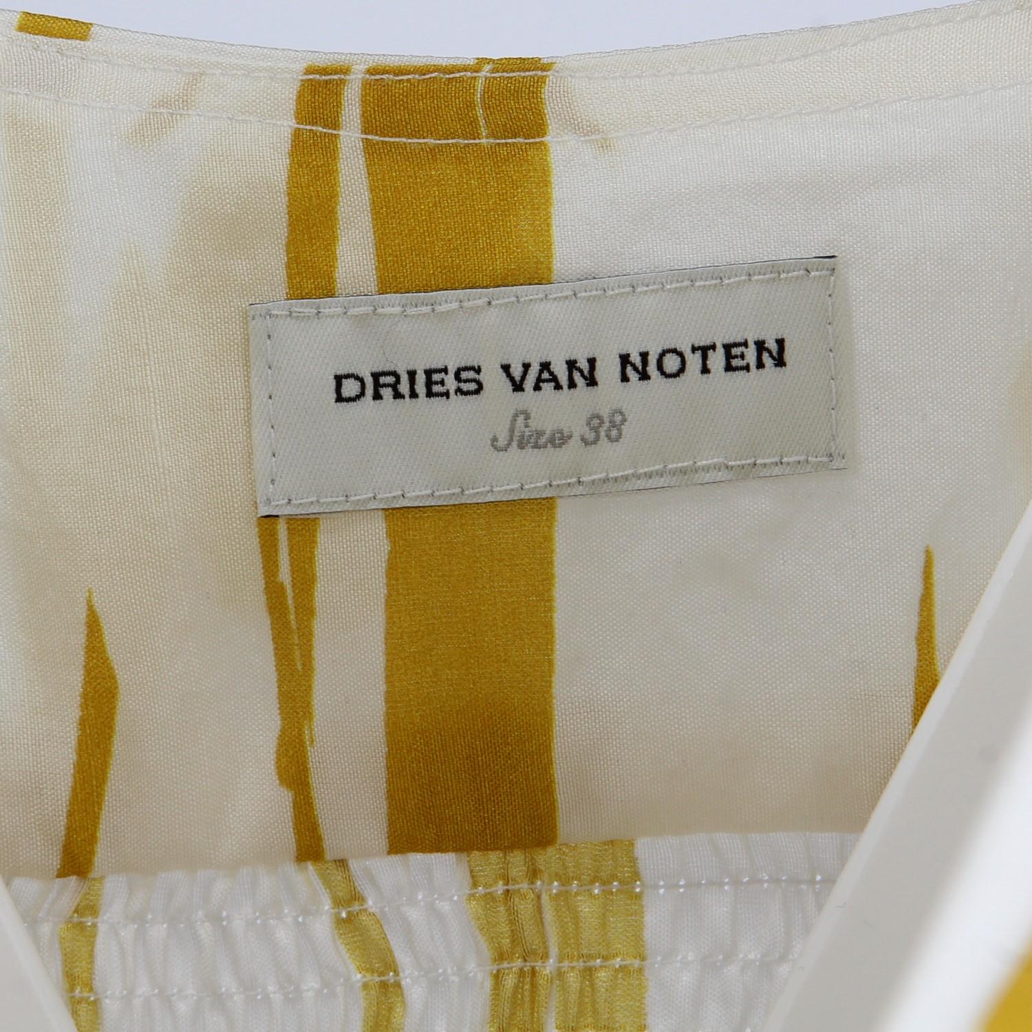 2000s Dries Van Noten Multicolor Printed Silk Dress 2