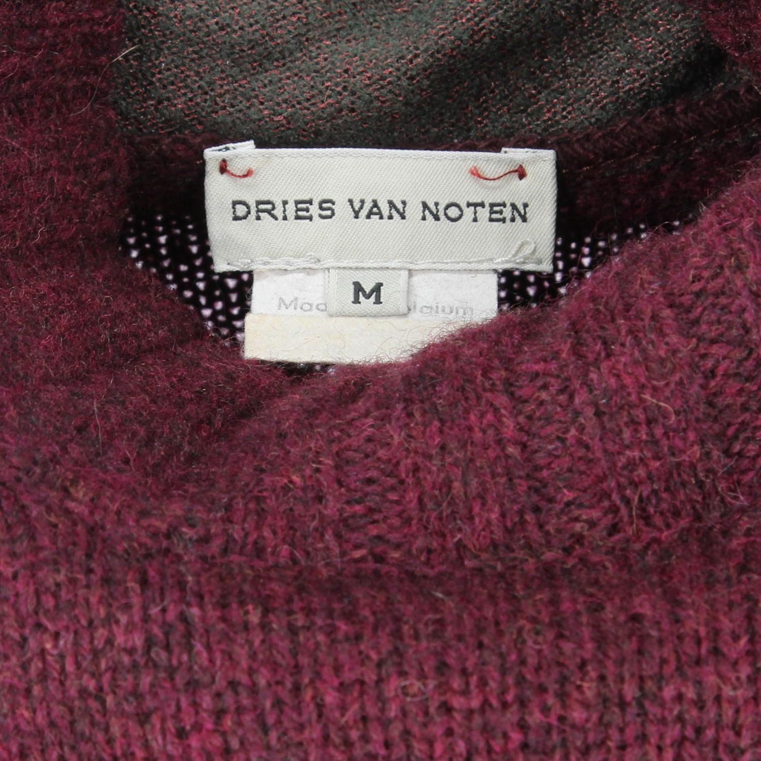 Women's 1990s Dries Van Noten Purple Vintage Sweater