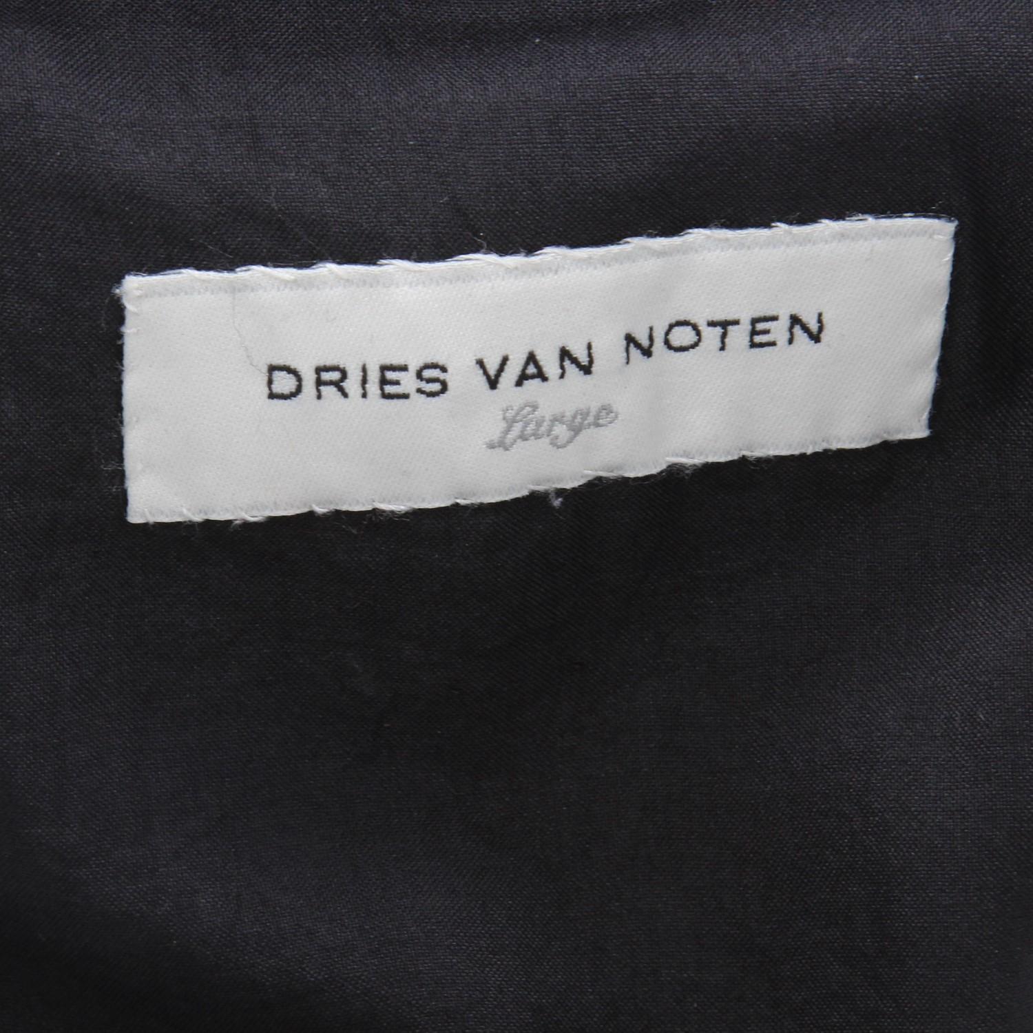 Dries Van Noten Grey Wool Coat, 2000s  2