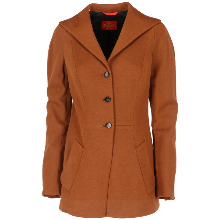 Vivienne Westwood Brown Wool Jacket, 1990s at 1stdibs