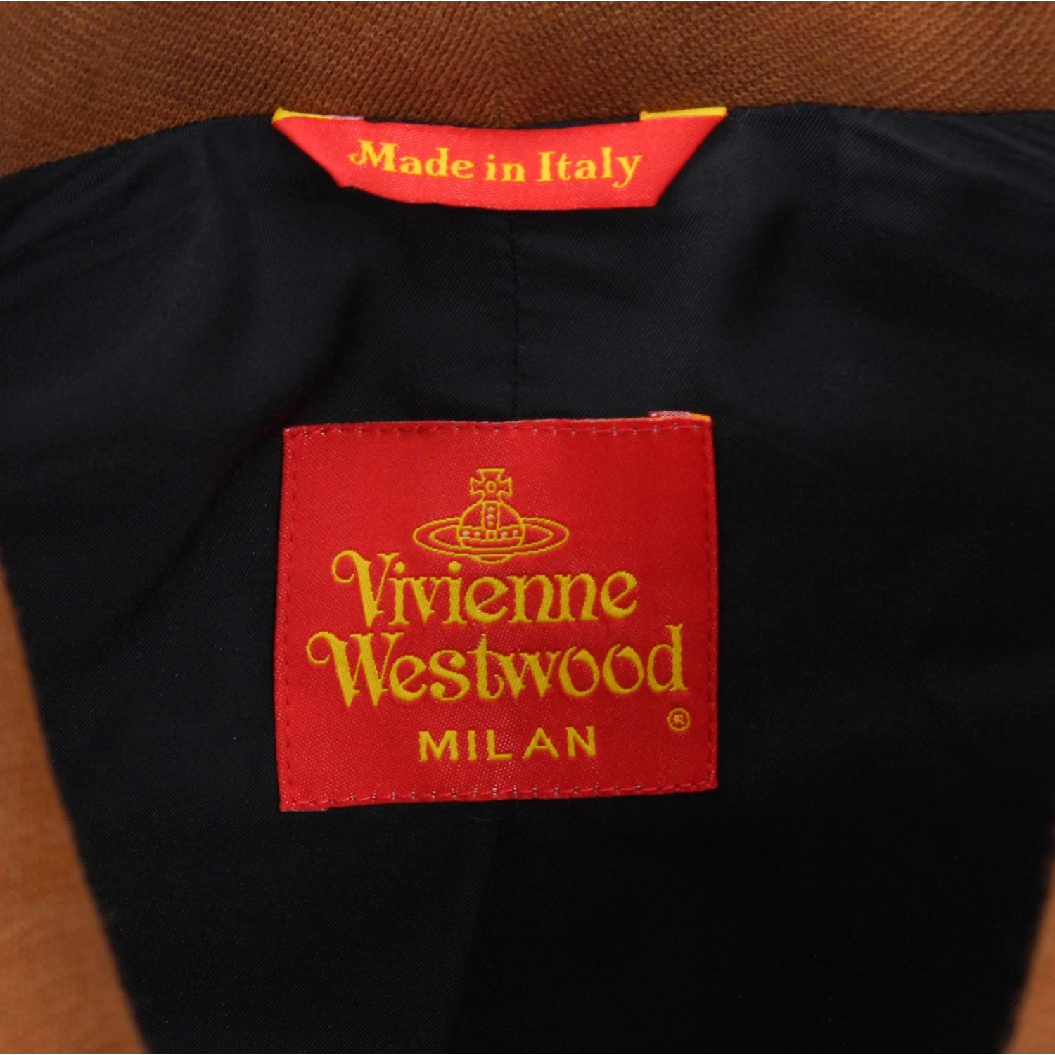 Women's Vivienne Westwood Brown Wool Jacket, 1990s 