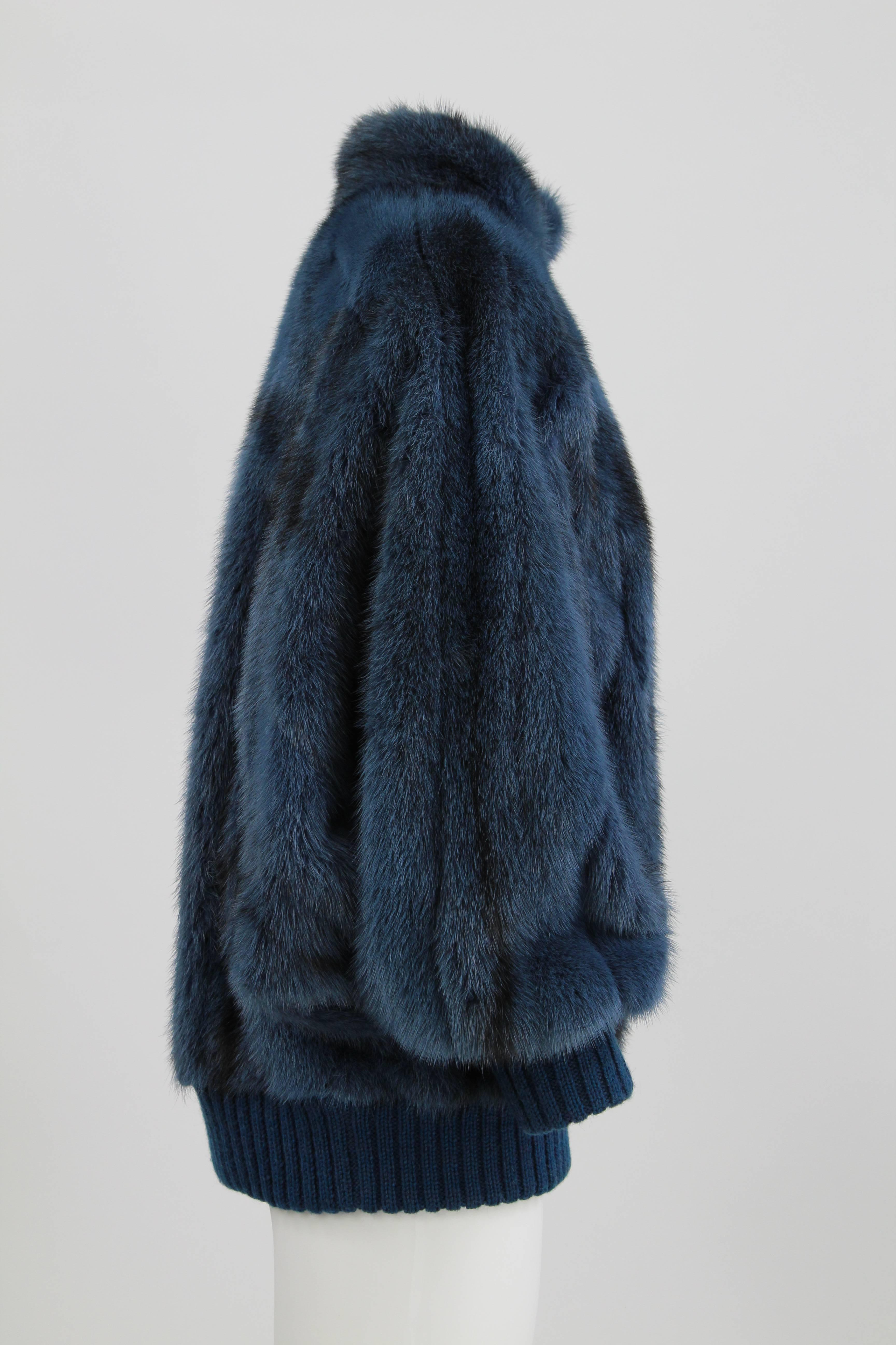 Women's 1980s Christian Dior sporty fur coat