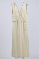 Artisanl Off-white Silk Dress