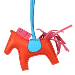 2010s Hermès Red Rodeo Horse-Shaped Charm