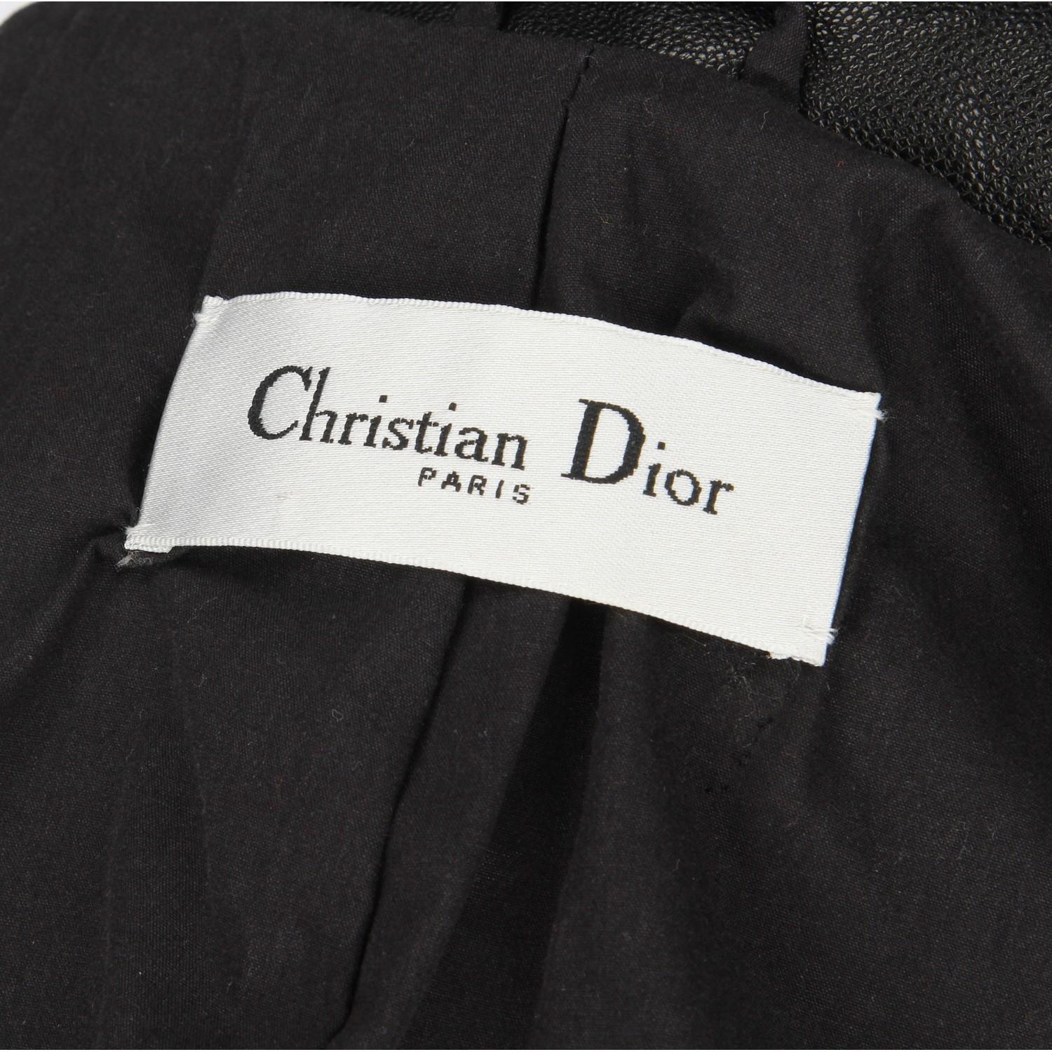 2010s Dior Black Leather Biker Jacket  4