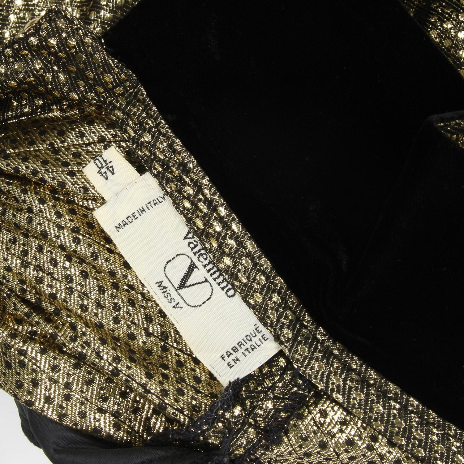 1980s Valentino gold lurex Dress 5