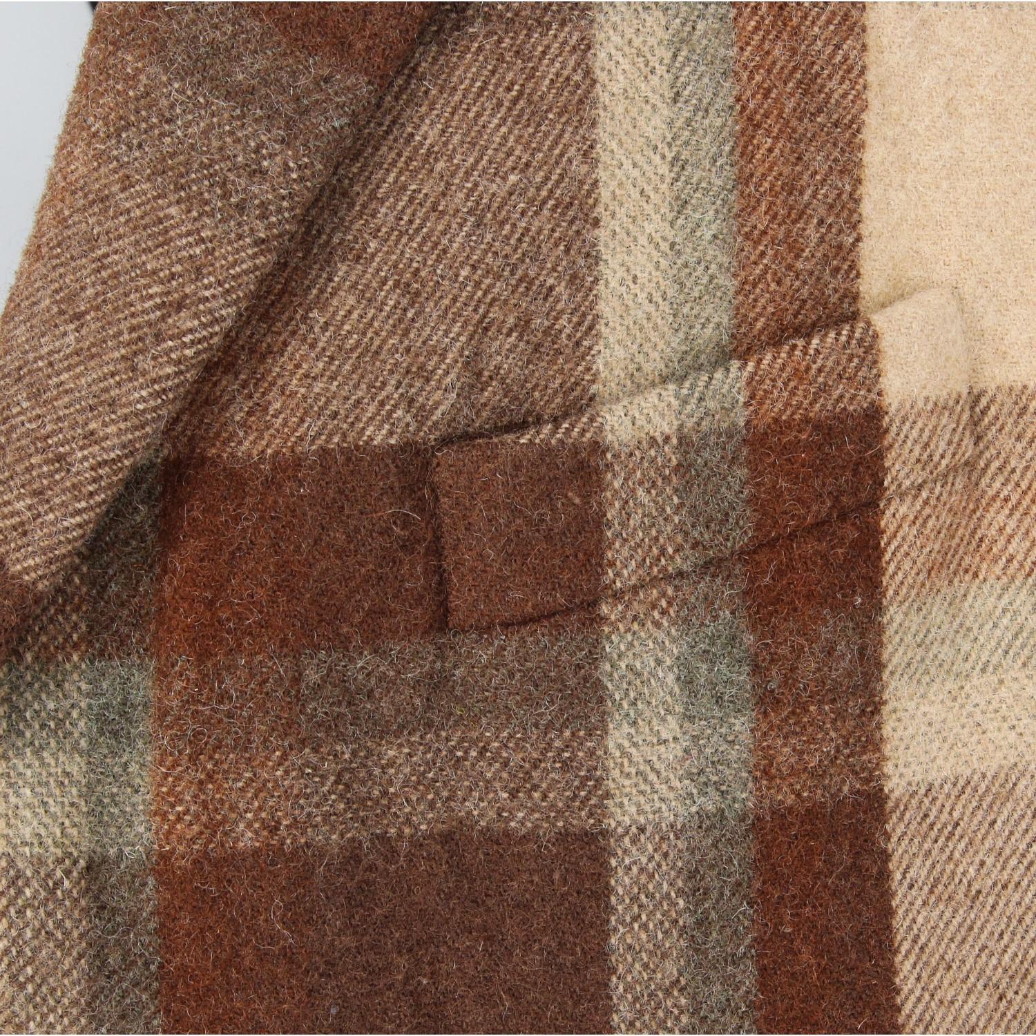 Women's or Men's Hugo Boss Vintage Wool Tartan Coat, 1990s 